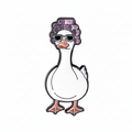 Glamorous White Duck Pin at the Beauty Salon
