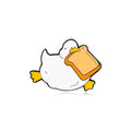 Pin’s Canard Blanc Pain de Mie