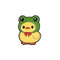 Yellow Duck as Frog Pin