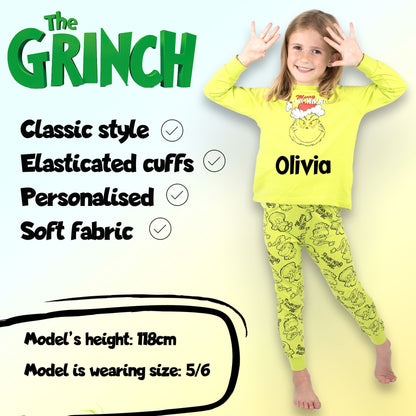 The Grinch Personalized Christmas Pajamas