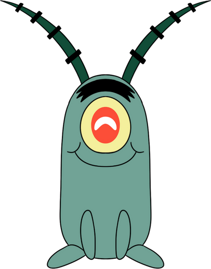 Plankton Sit Plush (9in)