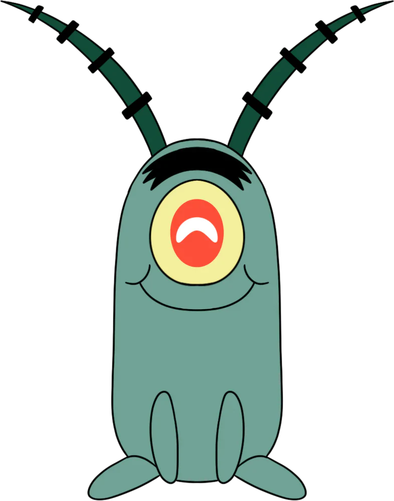 Plankton plush toy