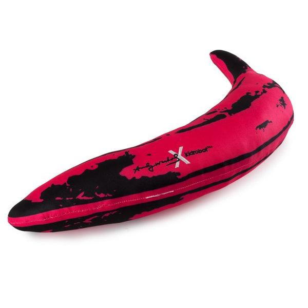 Andy Wharol roze bananenknuffel