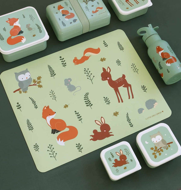 Set de table enfant - Amis de la forêt – vue 2 – A Little Lovely Company