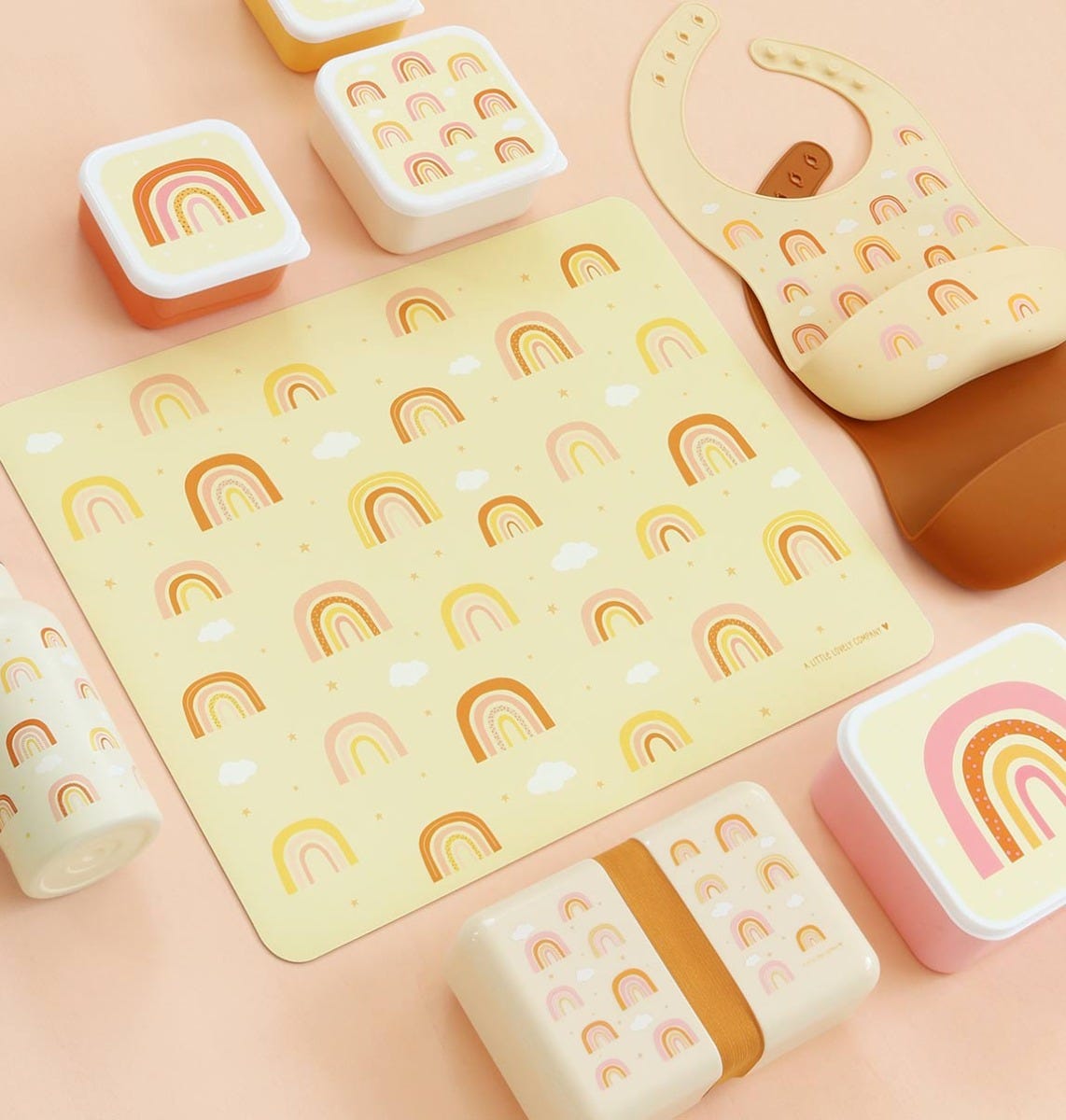 Set de table enfant - Arcs-en-ciel