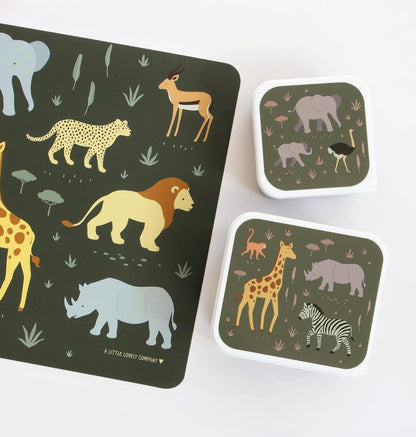 Set de table enfant - Savane – vue 4 – A Little Lovely Company