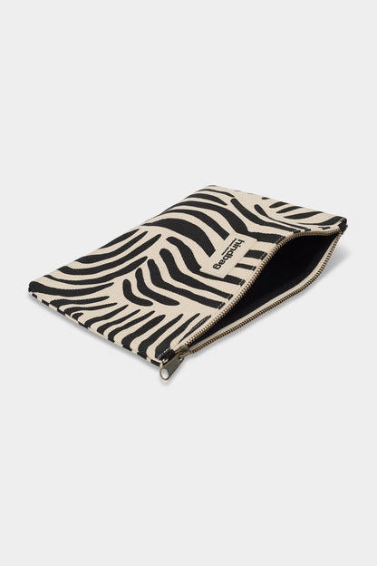 Pochette Ema Zèbre écru