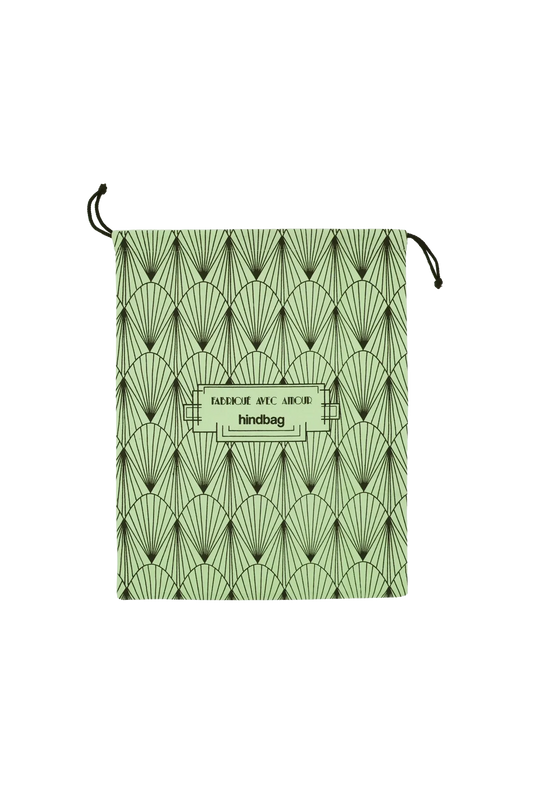 Pochon cadeau réutilisable vert matcha
