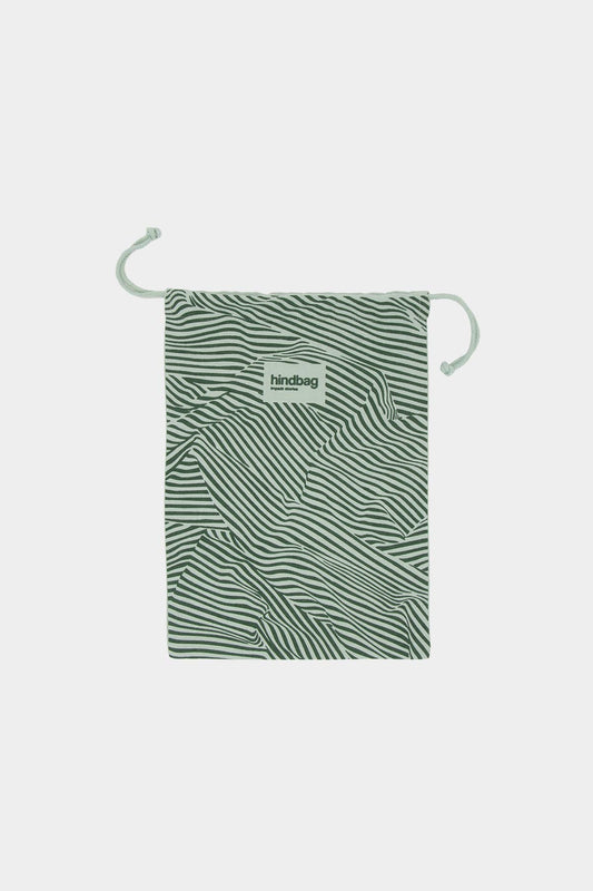 Pochon cadeau Rayure Vert
