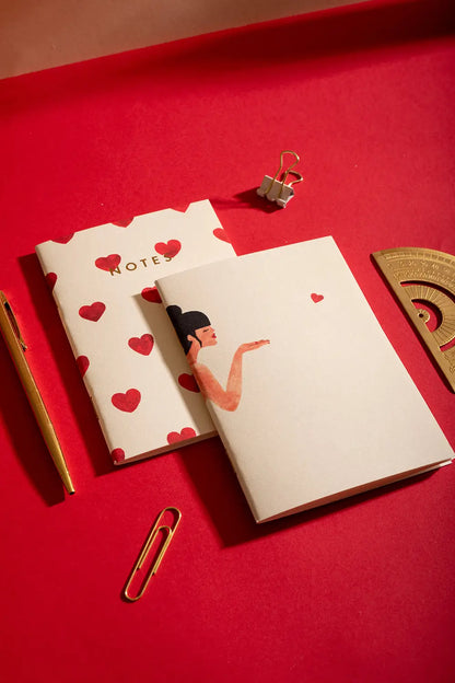 Bisou - Duo de carnets de Poche A6
