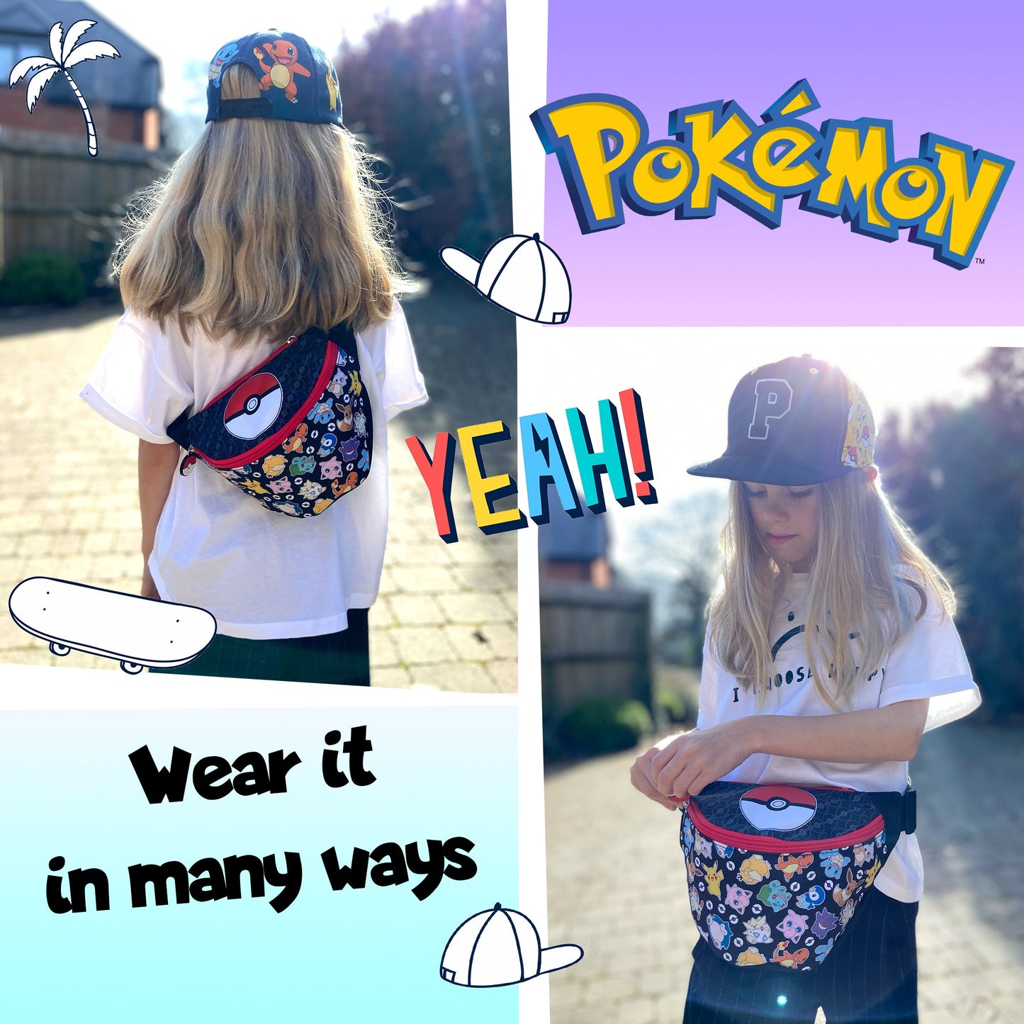 Pokémon Belt Sac banane