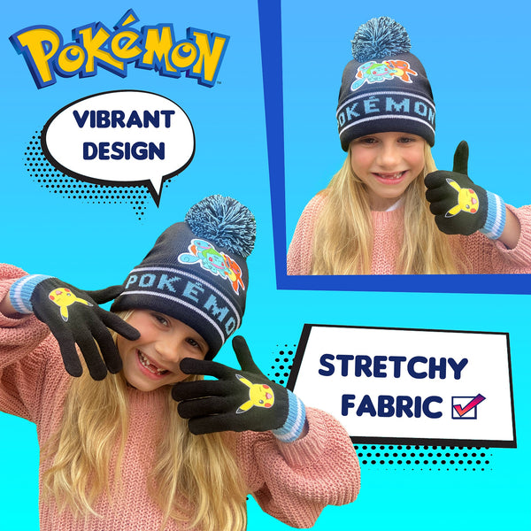 Pokémon Hat & Gloves set