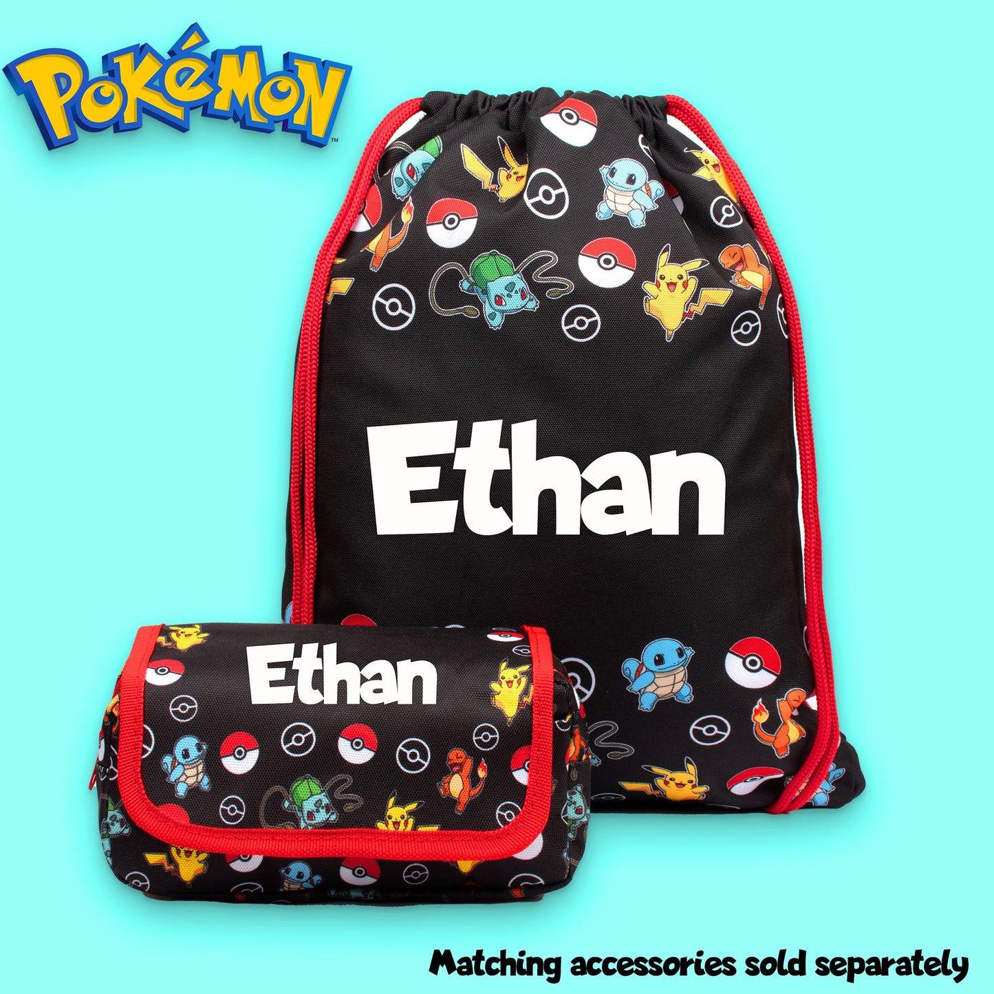 Personalized Pencil Case - Pokemon