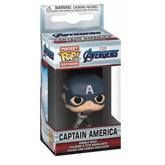 Pop! Sleutelhanger Captain America 