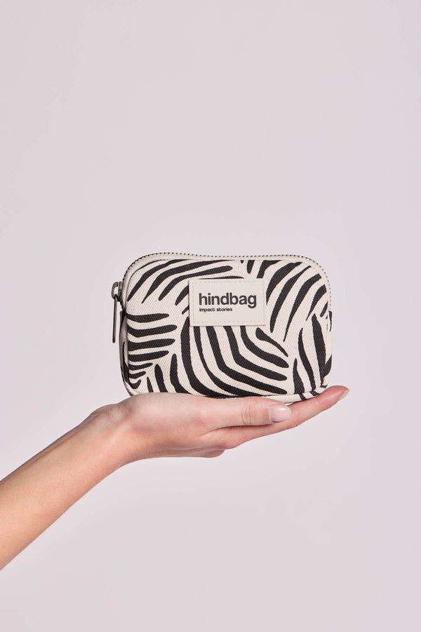 Lili Zèbre Ecru Purse