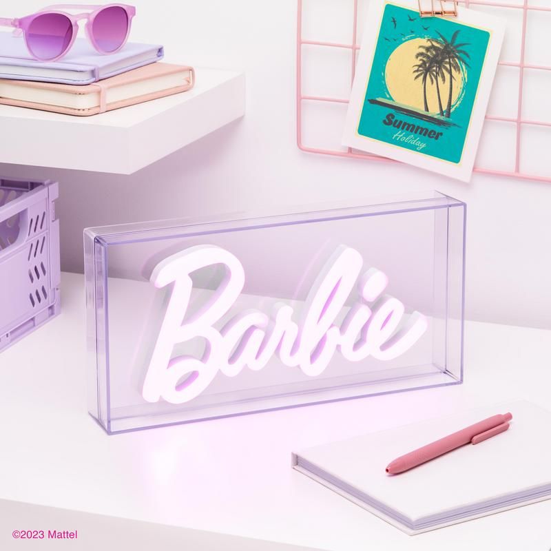 barbie led neon light paladone