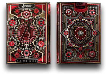 avengers red edition playing cards theory11