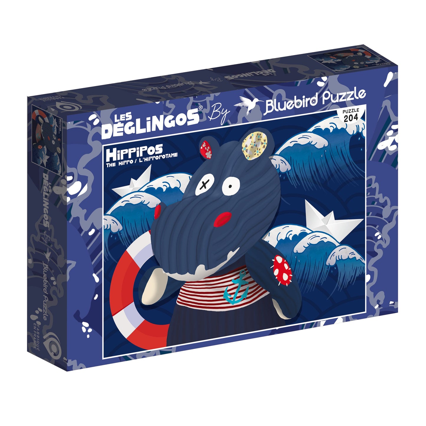 Puzzle Hippipos l'hippopotame 204 pièces