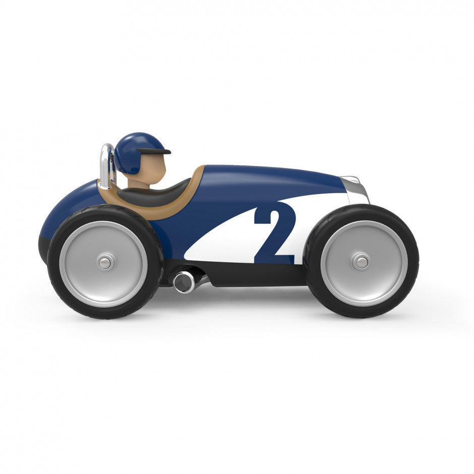 Voiture de Course Bleue