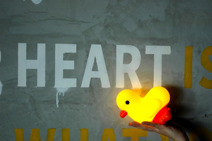 Yellow duck night light