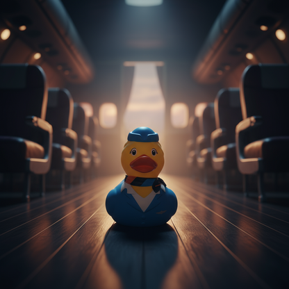 Duck, Flight Attendant, Blonde