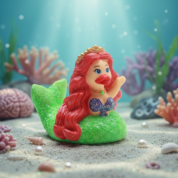 Glittery Mermaid Duck
