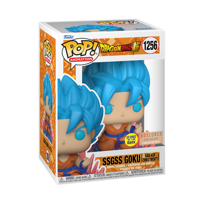 Pop! Super Saiyan Goku (Kaio-Ken Times Twenty) (GLOW) - PRECOMMANDE*