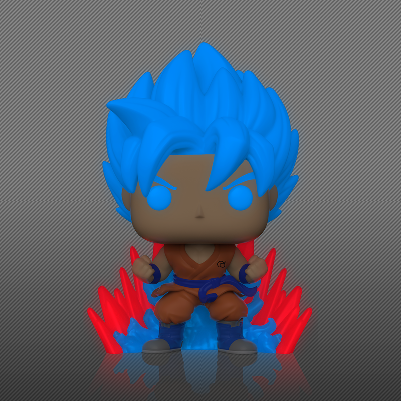 Pop! Super Saiyan Goku (Kaio-Ken Times Twenty) (GLOW) - PRE-ORDER*