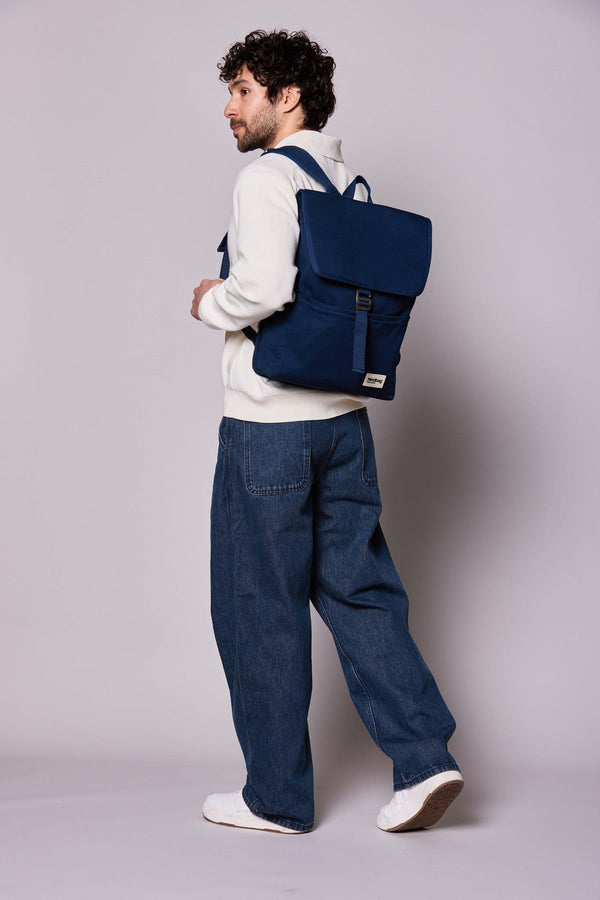 Gustave Navy Backpack