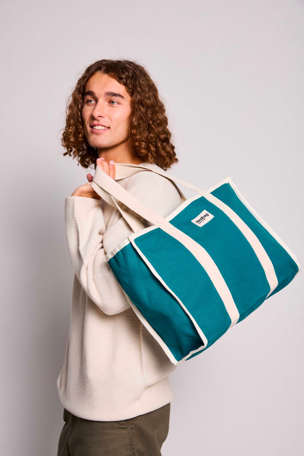 Oscar Peacock Blue Tote Bag