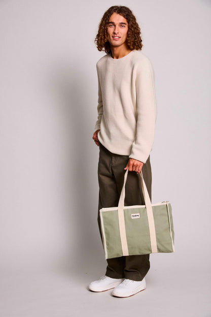 Sac cabas Oscar Vert argile