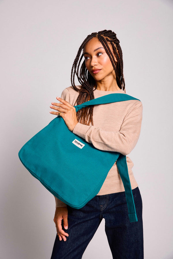 Claire Teal Hobo Bag