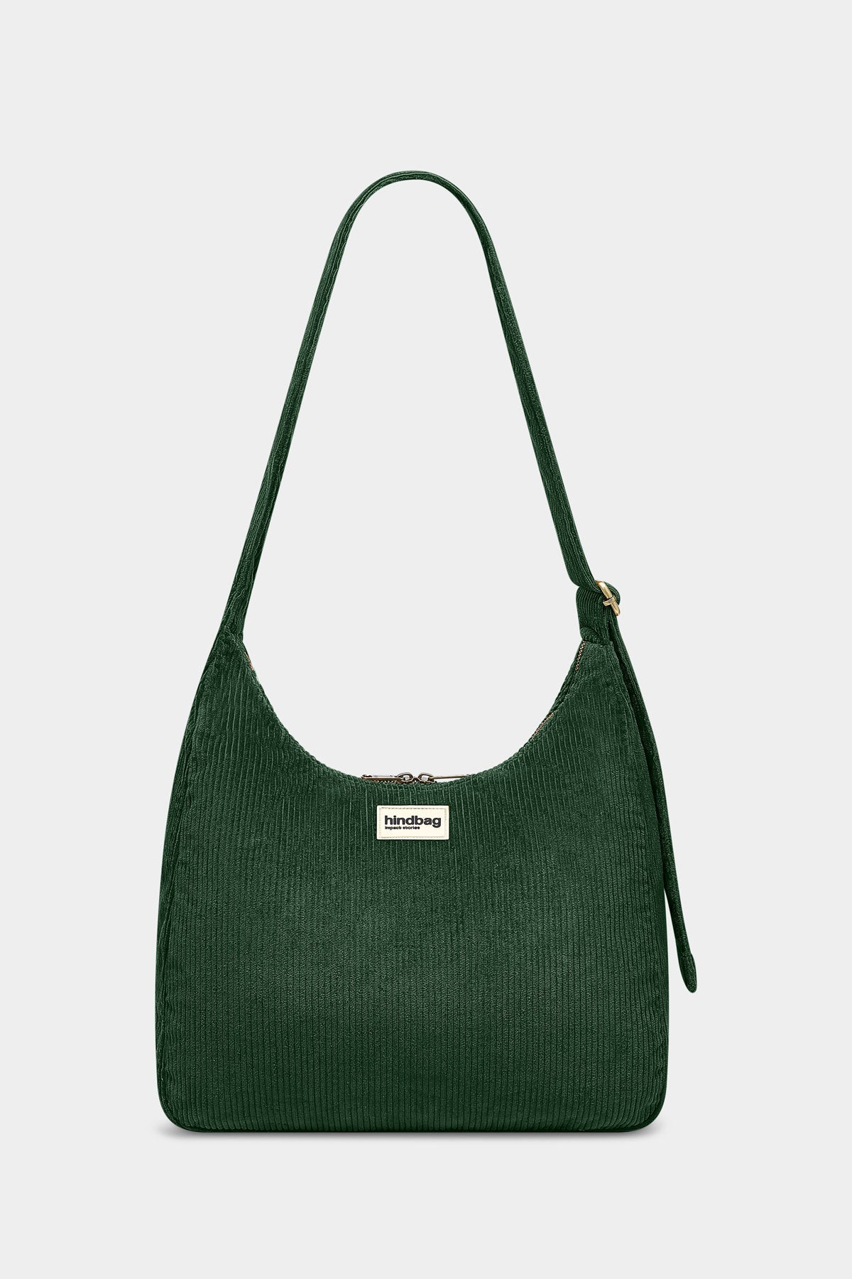 Sac hobo Claire Velours Sapin