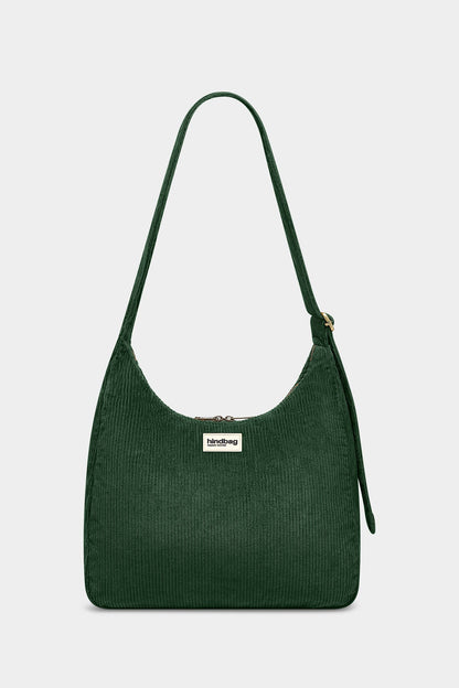 Sac hobo Claire Velours Sapin