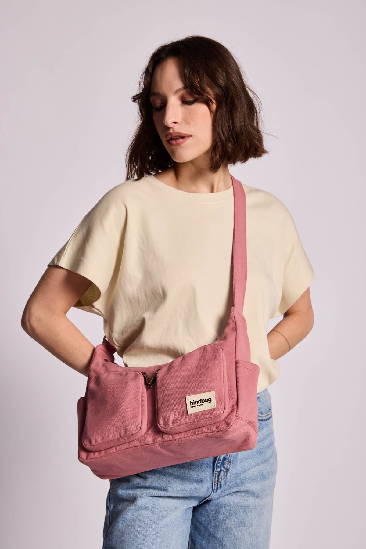 Emile Rose Blush Multipocket Bag