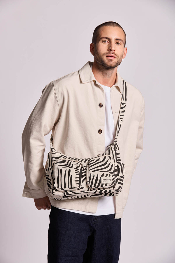 Sac multipocket Emile Zèbre écru