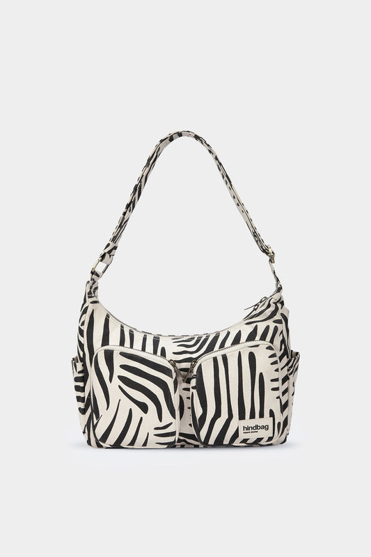 Sac multipocket Emile Zèbre écru