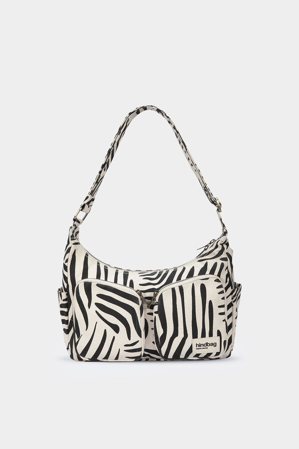 Sac multipocket Emile Zèbre écru