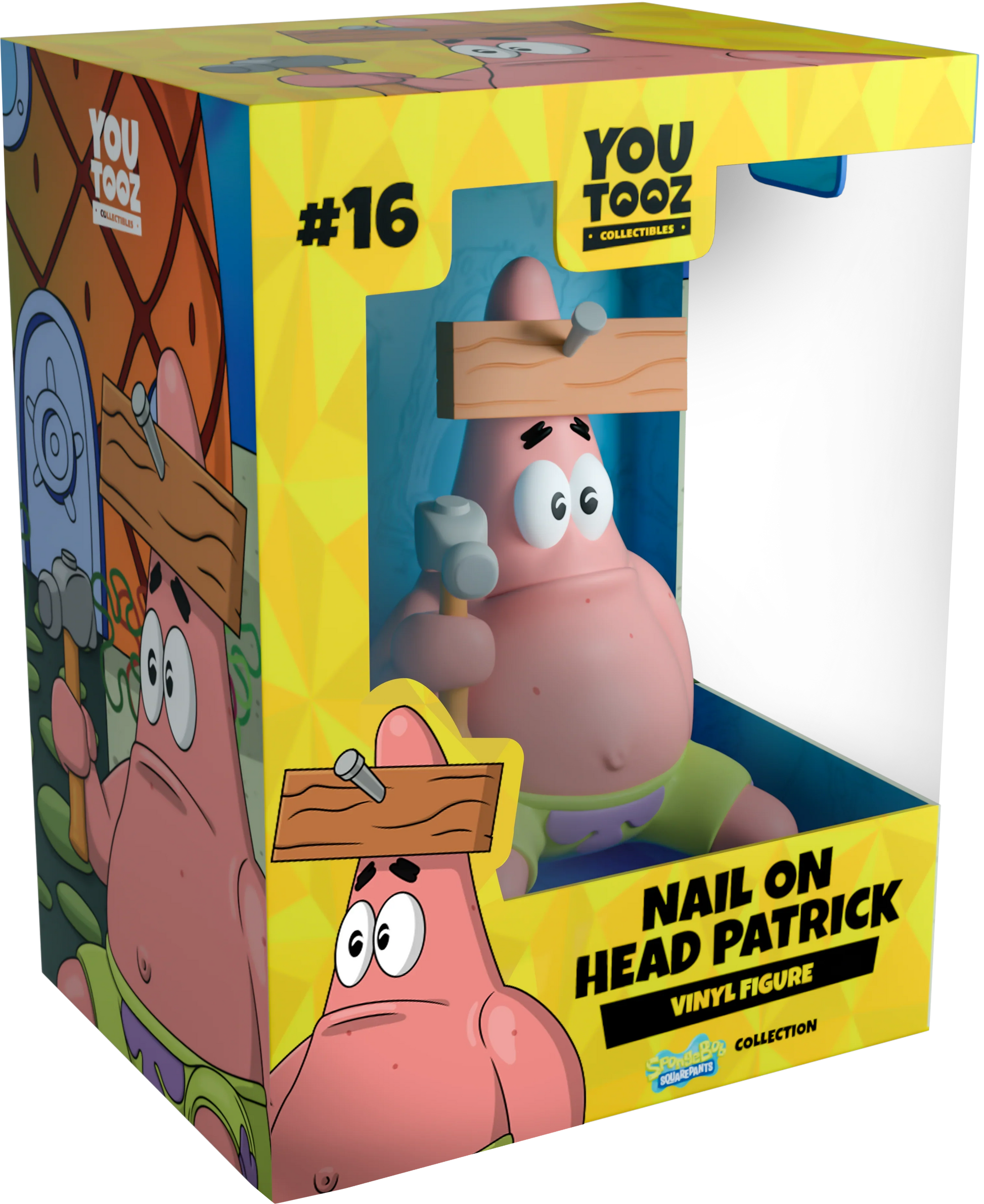 Bob l'éponge Vinyl figurine Nail on Head Patrick Youtooz Viacom Nickelodeon SpongeBob Square Pants