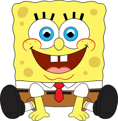 SpongeBob Sitting Plush (9in)