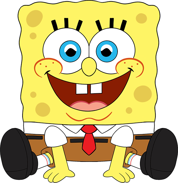 SpongeBob Sitting Plush (9in)