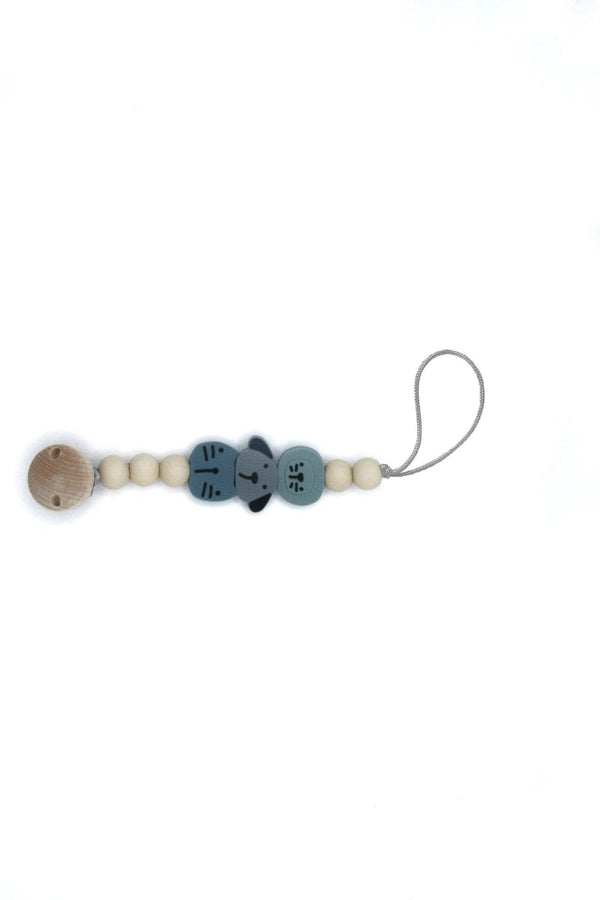 Silicone Animal Blue Pacifier Chain