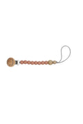 Silicone Soother Chain Round Blush