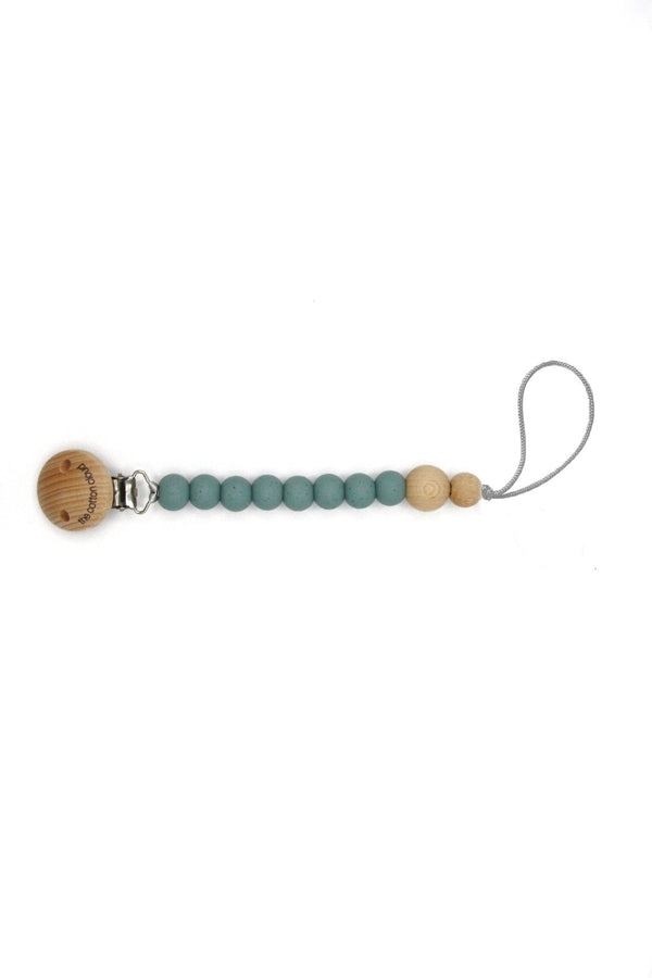 Silicone Dummy Chain Round Jade