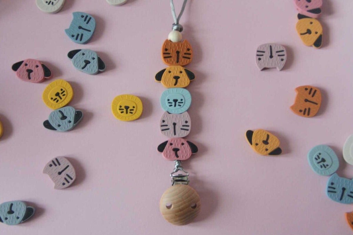 ZOO III Silicone Soother Chain