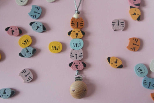 ZOO III Silicone Soother Chain