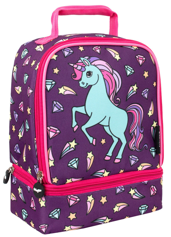 Sac repas à deux compartiments – Diamond licorne