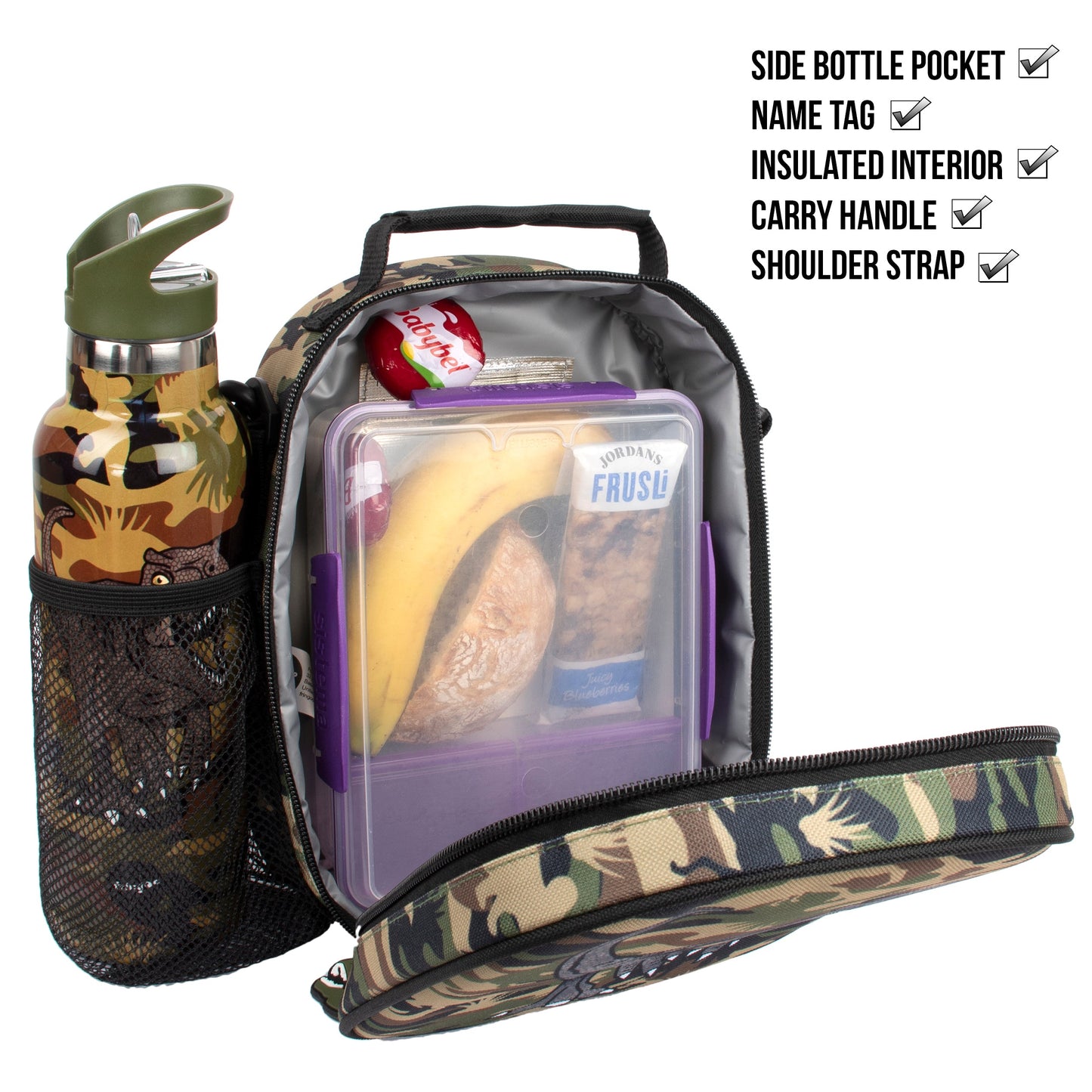 Sac repas – Camouflage dinosaure