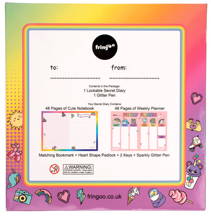 Pailleté Journal secret – licorne