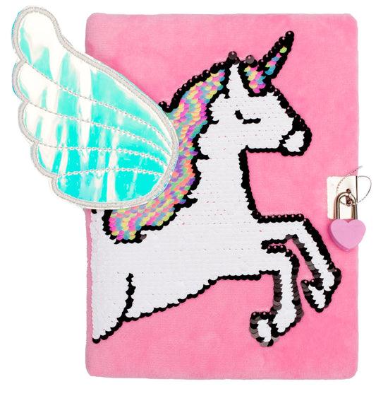 3D Journal secret – rose licorne Wings